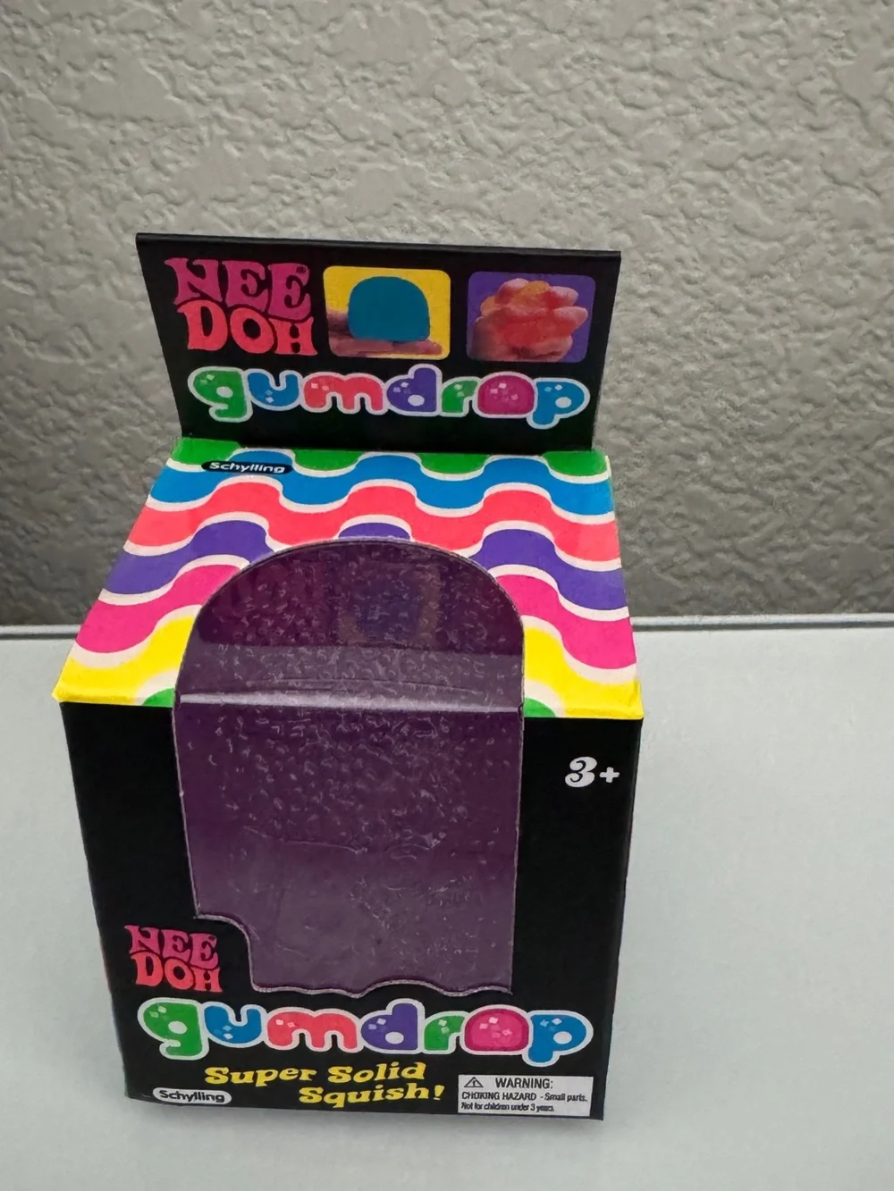 Needoh Gumdrop Super Solid Squish - Purple